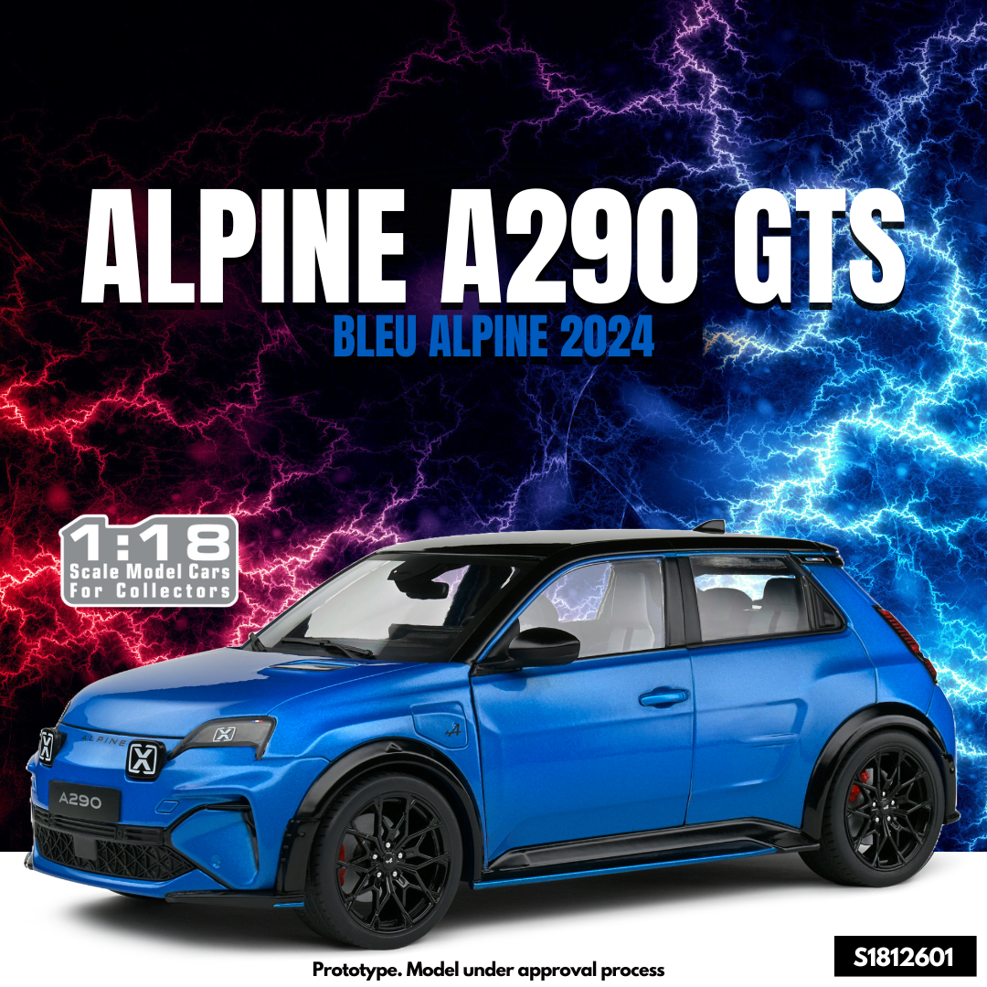 Alpine A290 GTS Blue Alpine 2024 1/18 SOLIDO S1812601