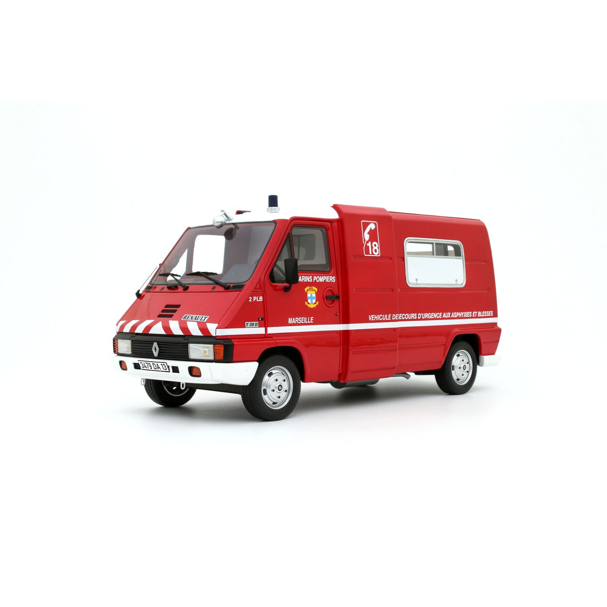 Miniature 1:43 Camion Pompier Renault B110 4x4 – Alerte 0097 – BMPM