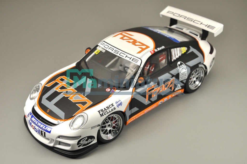 AUTOart 80685 Porsche 911 997 GT3 Cup PCCA 2006 M. Matthew Marsh 1/18 Série Limitée - Collection AUTOart 80685 Porsche 911 997 GT3 Cup PCCA 2006 M. Matthew Marsh 1/18 Série Limitée - Collection