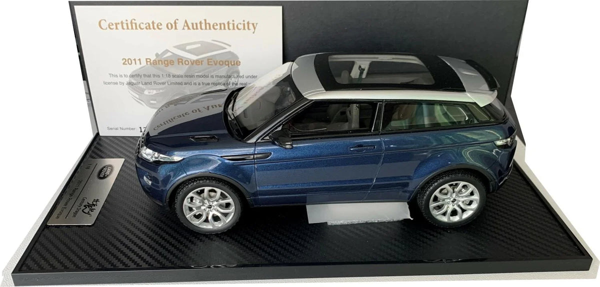 Land Rover Range Evoque 2011 1/18 CENTURY DRAGON CDLR1002BL