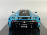 Koenigsegg Regera Pearl Blue + Showcase 1/18 FRONTIART F079-170