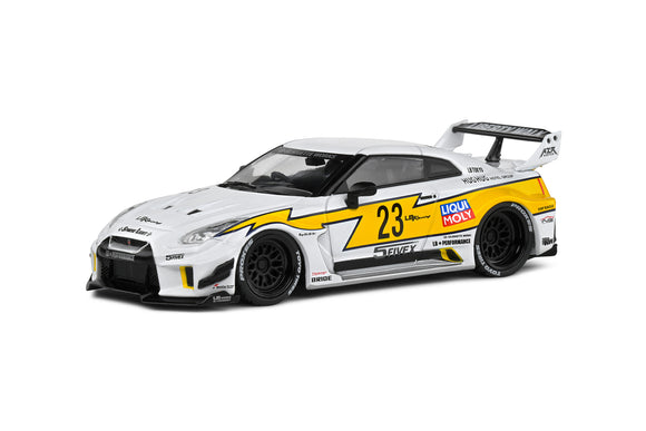 Nissan GT-R R35 LBWK Silhouette White 1/43 SOLIDO S4311208
