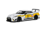 Nissan GT-R R35 LBWK Silhouette White 1/43 SOLIDO S4311208