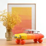Citroën DS 19 Sur Ballons 1959 Nuancier Orange 1/12 NOREV 121581