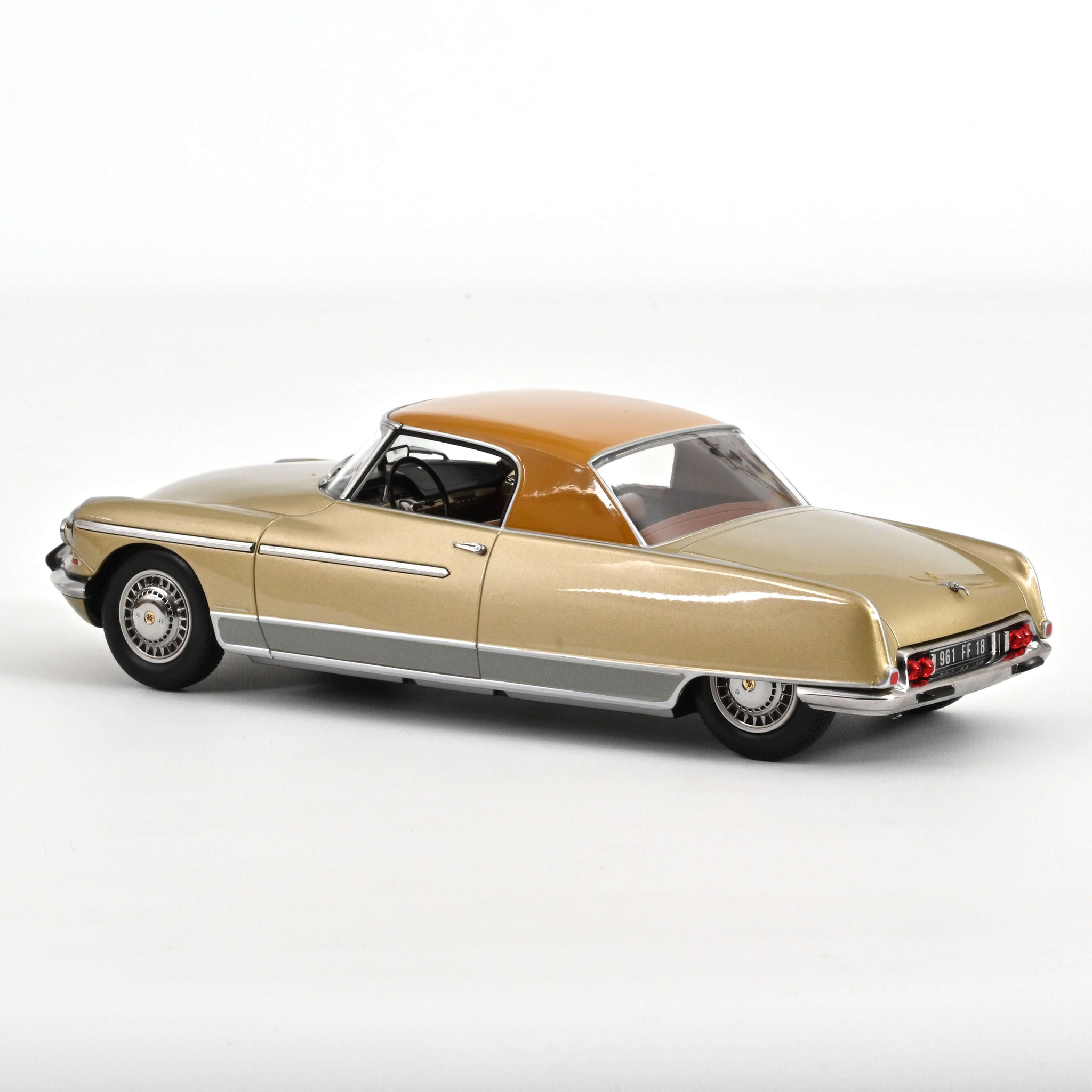 Citroën DS 19 Le Dandy 1964 Beige Metallic & Brown 1/18