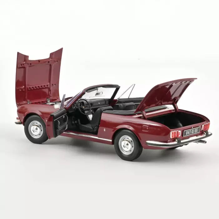 Peugeot 504 Cabriolet 1969 Red 1/18 NOREV 184818 – MaMiniature.fr