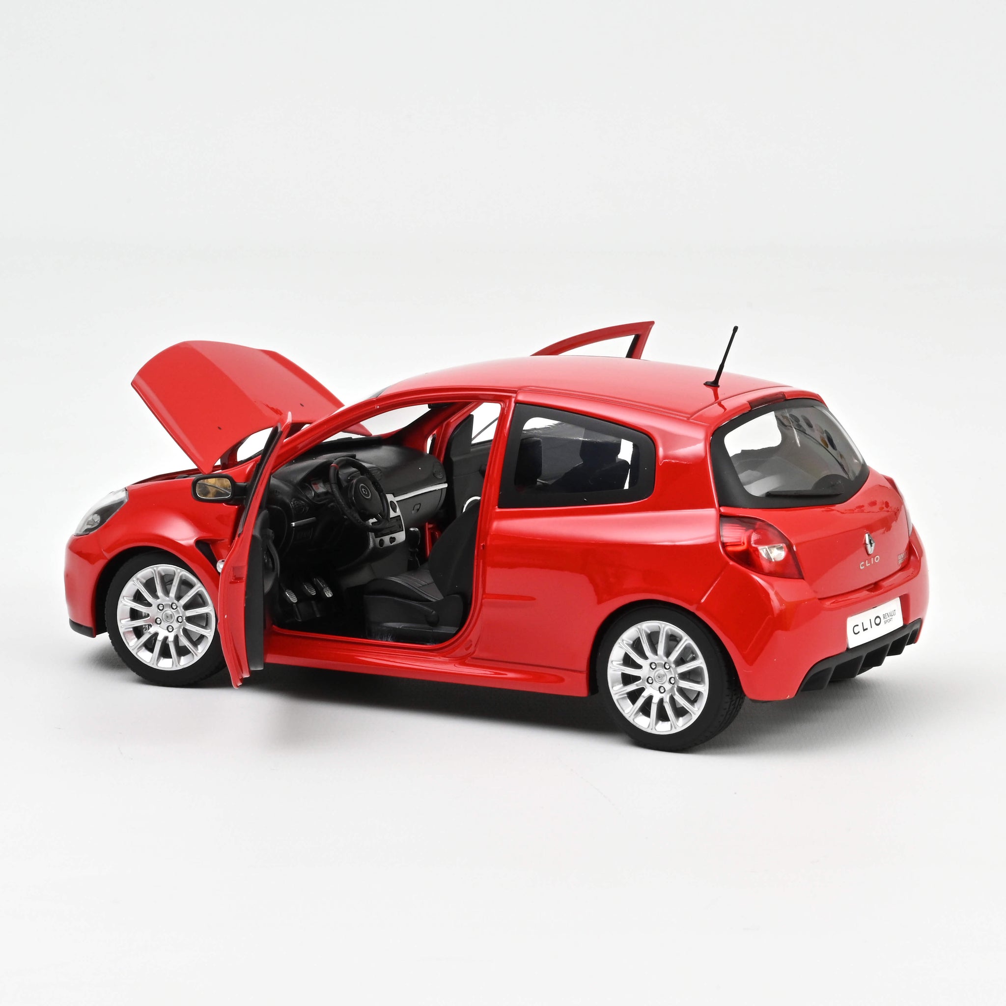 Norev 185252 1:18 For Renault Clio RS 2006 Toro Red Diecast Model Car Toys  Gifts Hobby Display Ornaments Collection