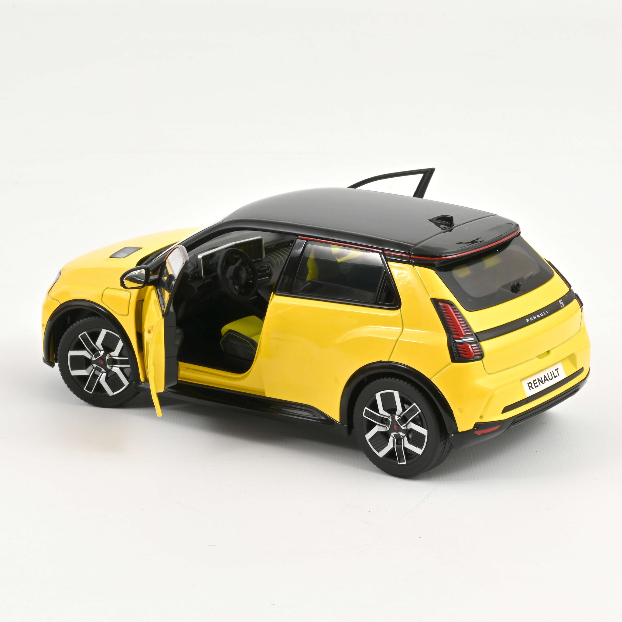 Renault 5 E-Tech Electric 2024 Pop Yellow & Black 1/18 NOREV