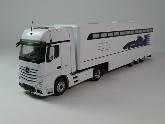 Camion Semi-Remorque Mercëdes-Benz Actros Transporter Car Martini Racing 1/43 PRESSE MY8ALA0002