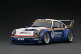 Porsche RWB 964 White/Blue/Gold 1/18 IGNITION IG2460