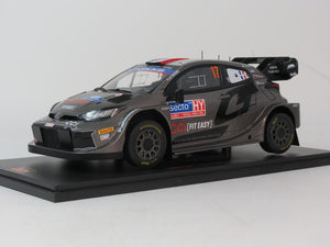 Toyota GR Yaris Rally1 Hybrid #17 Winner Rallye de Finlande 2024 1/18 IXO 18RMC216.22