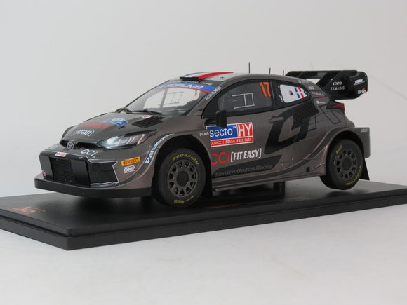 Toyota GR Yaris Rally1 Hybrid #17 Winner Rallye de Finlande 2024 1/18 IXO 18RMC216.22