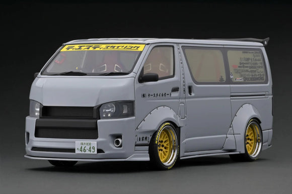 Toyota Hiace T.S.D D Works Gray 1/18 IGNITION IG3120