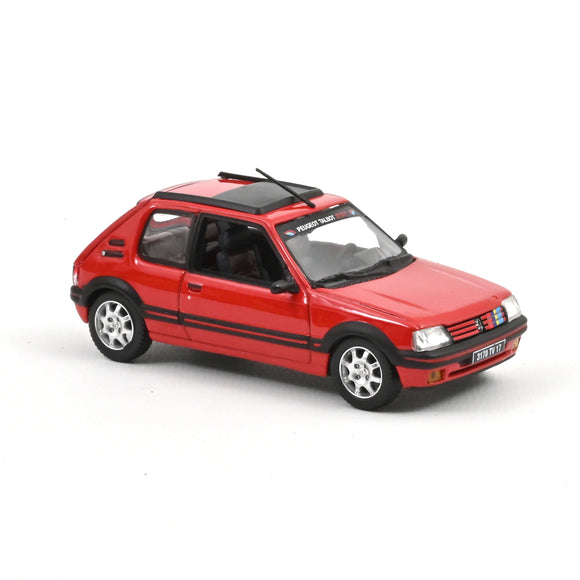 Peugeot 205 GTI 1.9 1991 Vallelunga Red With PTS déco 1/43 NOREV 471751
