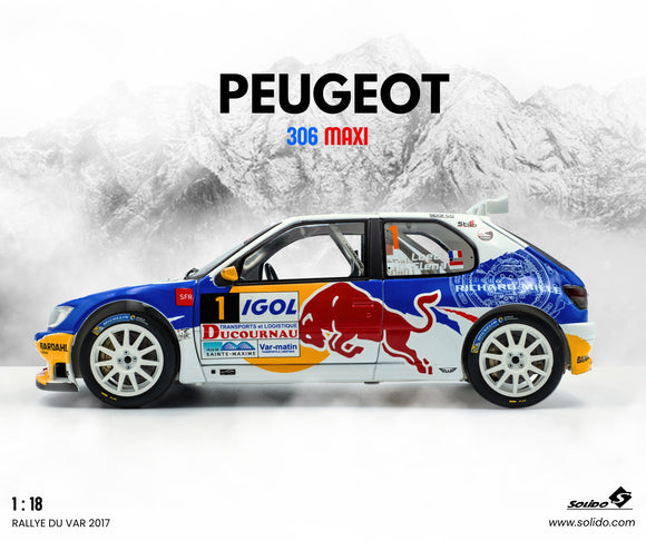 [ Pré-commande ] Peugeot 306 Maxi #1 Rallye du Var 2017 1/18 SOLIDO S1808308