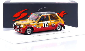 Renault 5 Alpine Gr.2 #12 Rallye Monte Carlo 1978 1/43 SPARK S6035