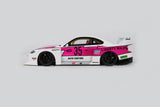 Nissan Silvia S15 LB Super Silhouette #35 White & Pink 1/18 GT SPIRIT CLDC046