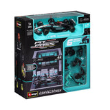 Diorama Mercëdes F1 W14 EQ Garage Pit Stop Lewis Hamilton 1/43 BBURAGO 18-38452-H