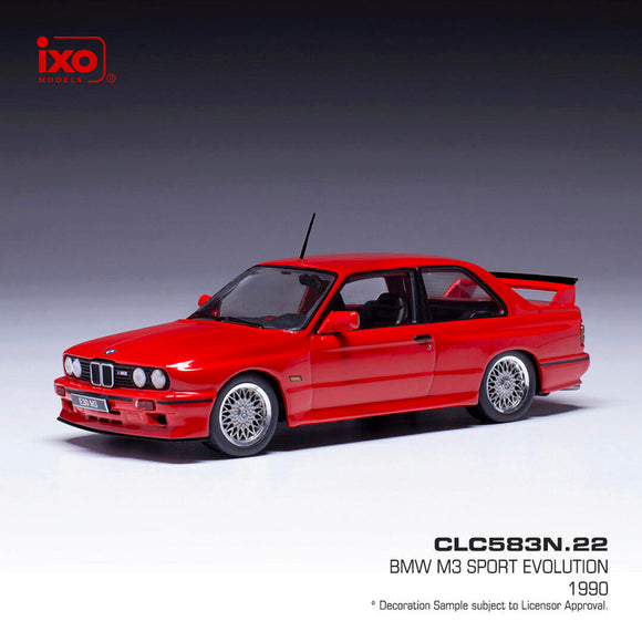 BMW M3 E30 1990 Rouge 1/43 IXO CLC583N.22