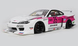 Nissan Silvia S15 LB Super Silhouette #35 White & Pink 1/18 GT SPIRIT CLDC046