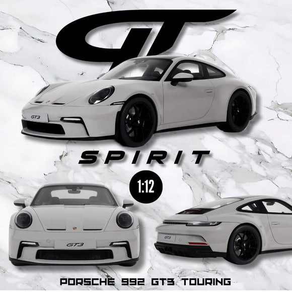 Porsche 911 (992) GT3 Touring Grey 1/12 GT SPIRIT GT460