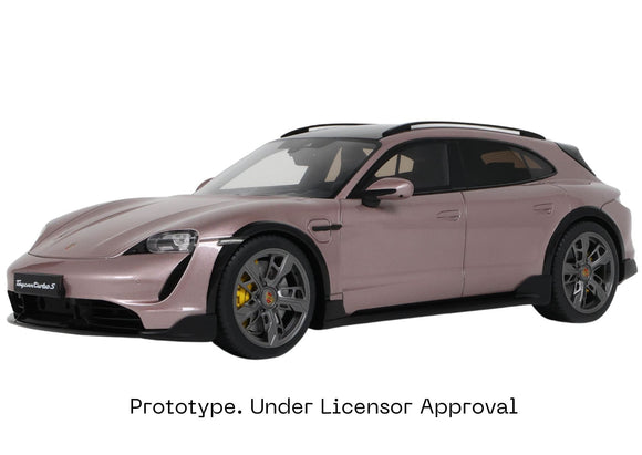 [ Pré-commande ] Porsche Taycan Turbo S Cross Turismo Pink 2022 1/18 GT SPIRIT GT440