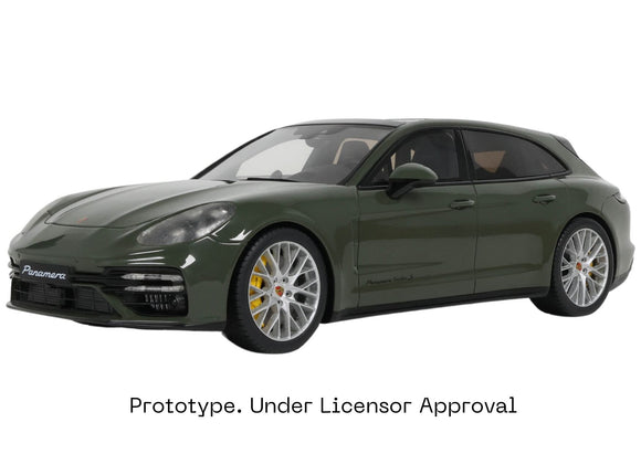 [ Pré-commande ] Porsche Panamera Turbo S Sport Turismo Green 2021 1/18 GT SPIRIT GT447