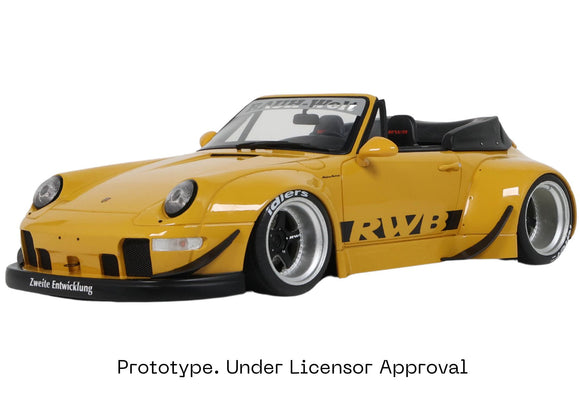 [ Pré-commande ] Porsche RWB Bodykit Nohra Yellow 2023 1/18 GT SPIRIT GT450