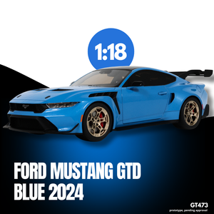 [ Pré-commande ] Ford Mustang GTD Grabber Blue 2024 1/18 GT SPIRIT GT473