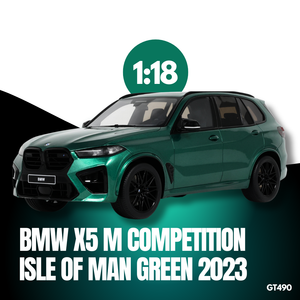 [ Pré-commande ] BMW X5 M Compétition Isle Of Man Green 2023 1/18 GT SPIRIT GT490