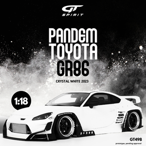 [ Pré-commande ] Pandem Toyota GR 86 Crystal White 2023 1/18 GT SPIRIT GT498