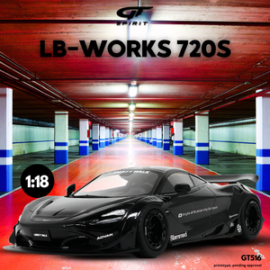 [ Pré-commande ] McLaren LB-Works 720S Black 1/18 GT SPIRIT GT516