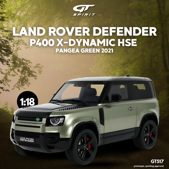 Land Rover Defender P400 X-Dynamic HSE Green 1/18 GT SPIRIT GT517