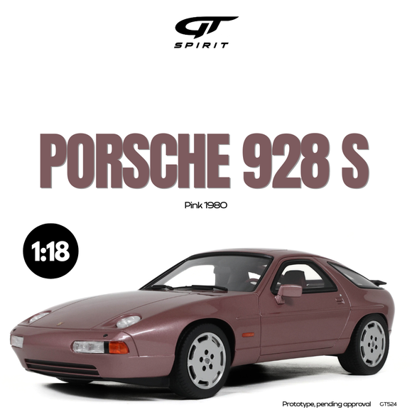 [ Pré-commande ] Porsche 928 S Pink 1980 1/18 GT SPIRIT GT524