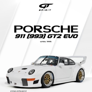 [ Pré-commande ] Porsche 911 (993) GT2 Evo White 1995 1/18 GT SPIRIT GT532