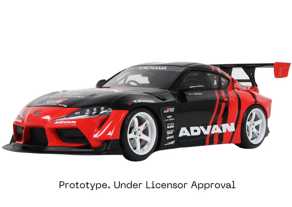 Toyota Supra GR By Advan Black 2020 1/18 GT SPIRIT GT889