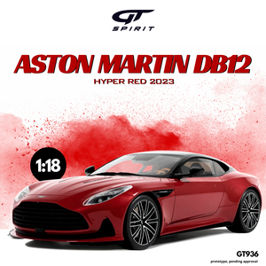 [ Pré-commande ] Aston Martin DB12 Hyper Red 2023 1/18 GT SPIRIT GT936