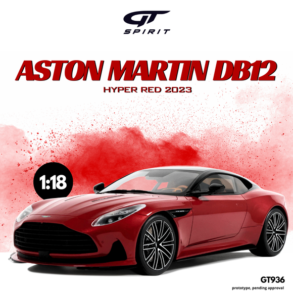 [ Pré-commande ] Aston Martin DB12 Hyper Red 2023 1/18 GT SPIRIT GT936