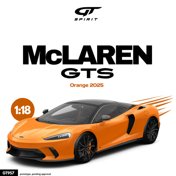 [ Pré-commande ] McLaren GTS Orange 2025 1/18 GT SPIRIT GT957