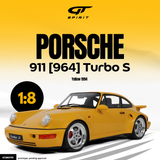 Porsche 911 (964) Turbo S Yellow 1994 1/8 GT SPIRIT GTS801701