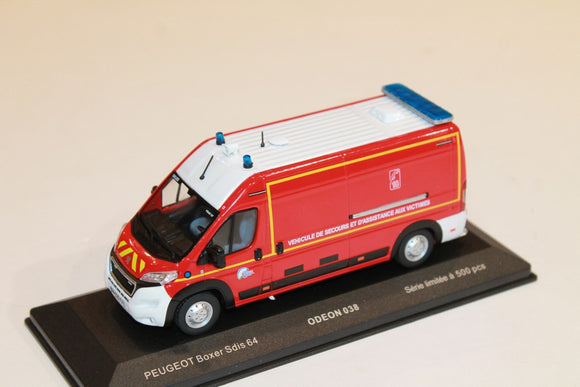 Peugeot Boxer VSAV SDIS 64 1/43 ODEON ODEON038