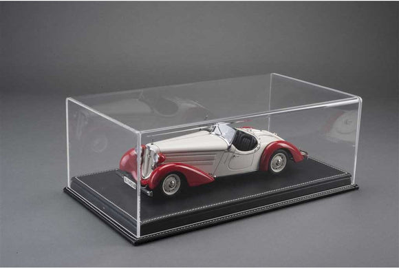 Boite Vitrine Mulhouse Cuir Noir 1/18 ATLANTIC CASE 10073