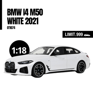 BMW I4 M50 Mineral White Metallic 1/18 OTTOMOBILE OT1074