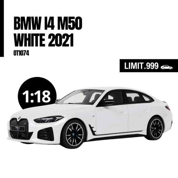 BMW I4 M50 Mineral White Metallic 1/18 OTTOMOBILE OT1074
