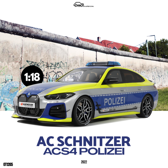 [ Pré-commande ] BMW AC Schnitzer ACS4 Polizei 2022 1/18 OTTOMOBILE OT1205
