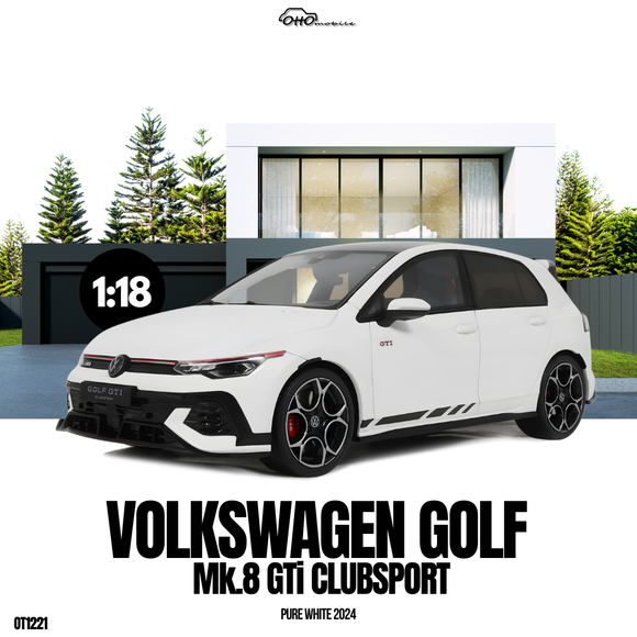 [ Pré-commande ] Volkswagen Golf GTI Mk.8 Clubsport Pure White 2024 1/18 OTTOMOBILE OT1221