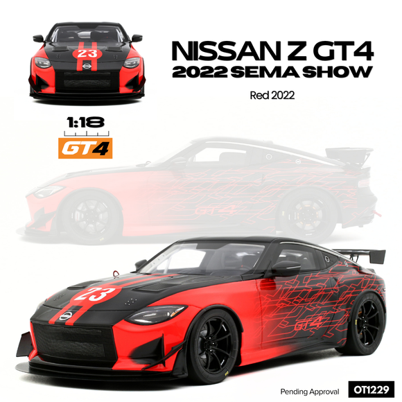[ Pré-commande ] Nissan Z GT4 Red 2022 1/18 OTTOMOBILE OT1229
