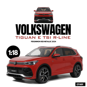 [ Pré-commande ] Volkswagen Tiguan E TSI R-Line Red 2024 1/18 OTTOMOBILE OT489