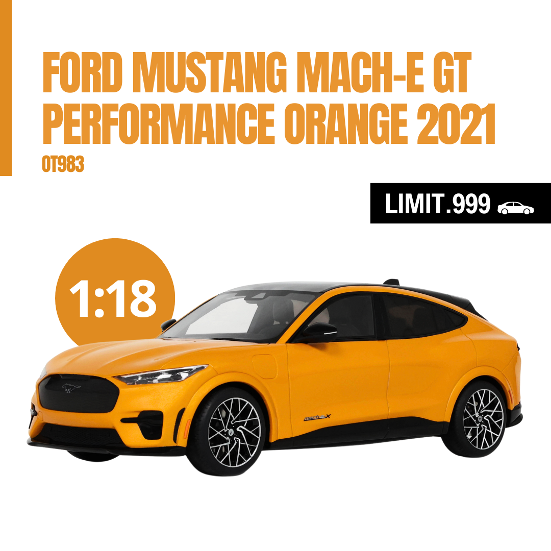 Ford Mustang Mach-E GT Performance Cyber Orange 1/18 OTTOMOBILE OT983 ...
