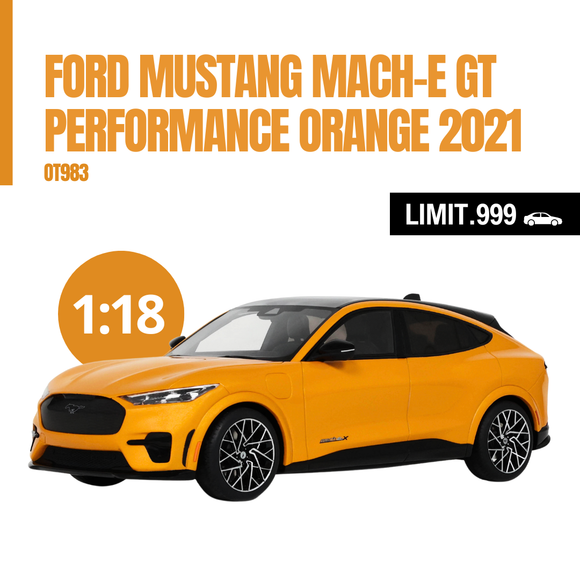 Ford Mustang Mach-E GT Performance Cyber Orange 1/18 OTTOMOBILE OT983